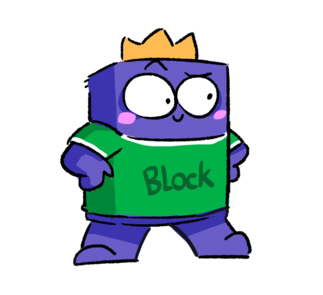 Block Blast! purple character avatar