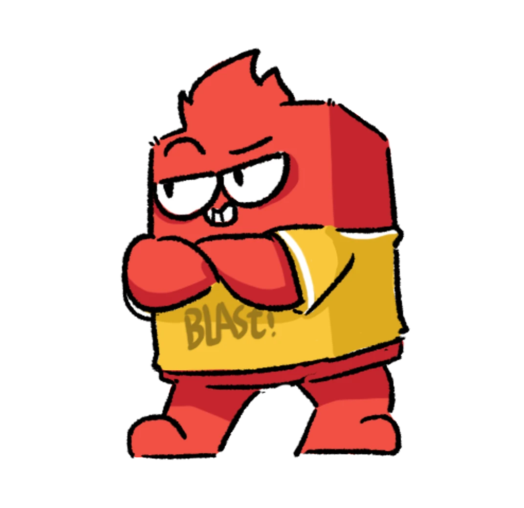 Block Blast! red character avatar